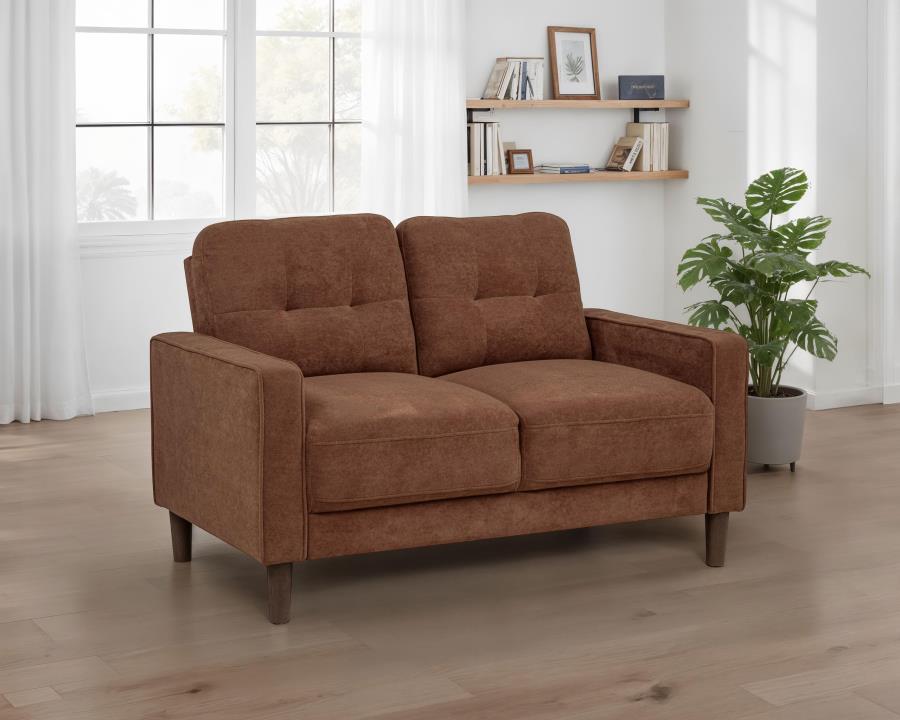 Bowen II Loveseat in Rust – available at Paty Furniture in Tacoma, Kent, and Burien.