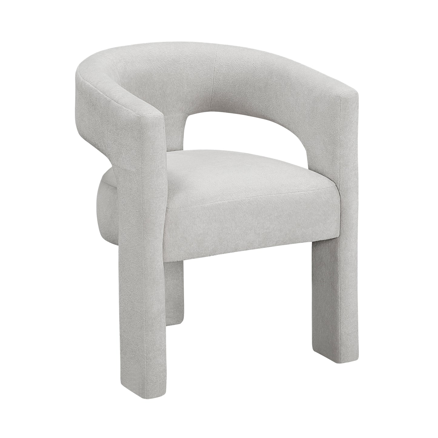 Gray chair on a white background