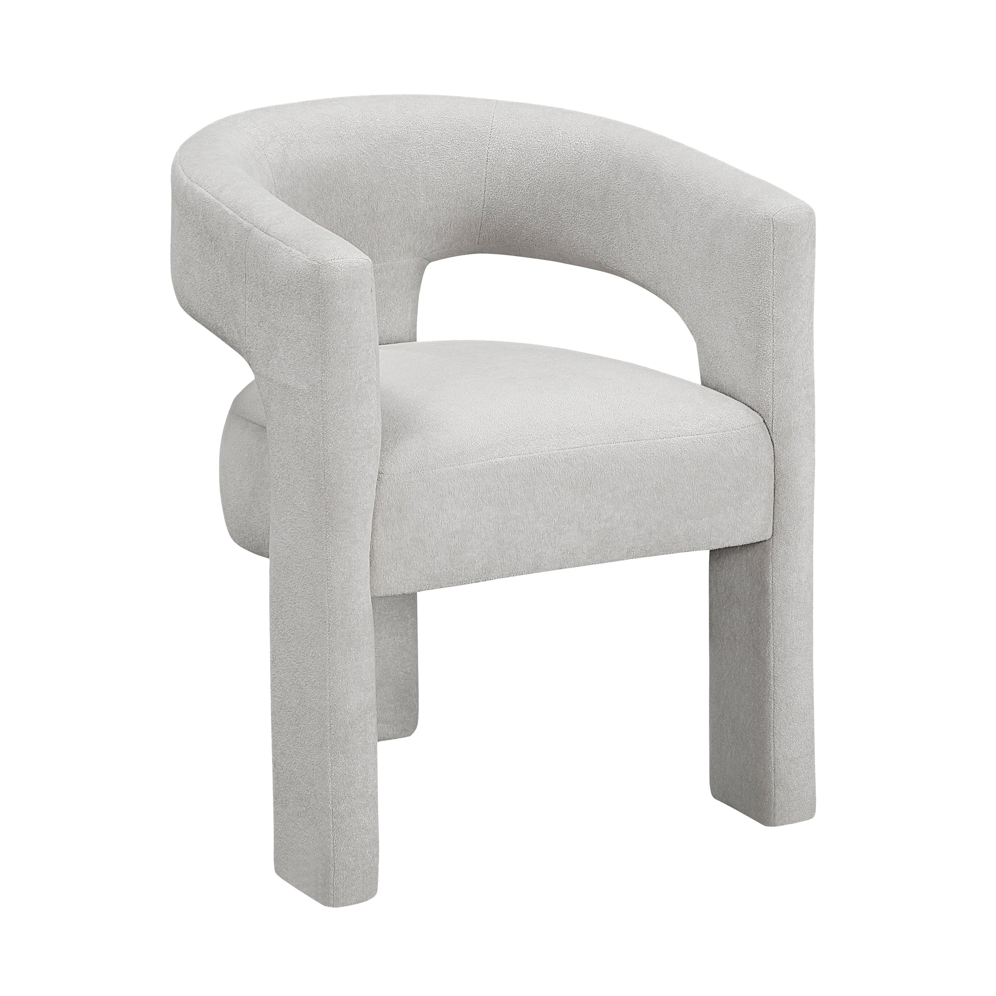 Gray chair on a white background