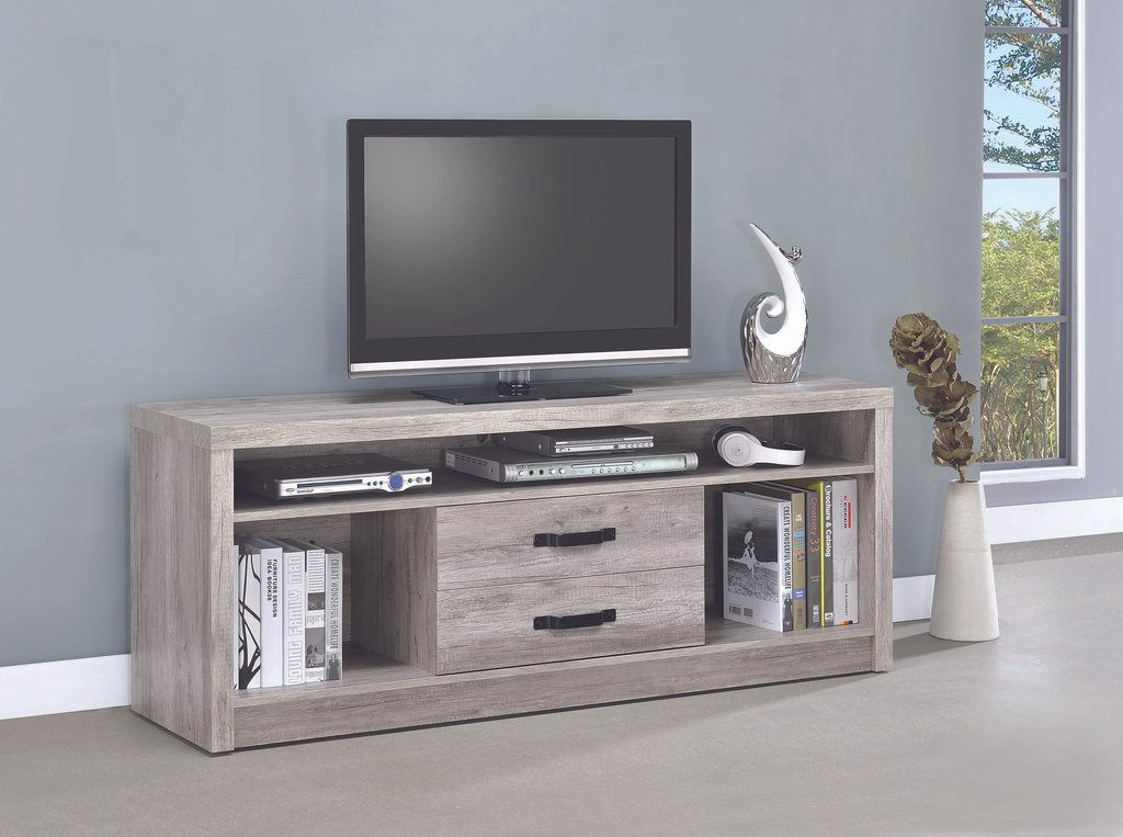 Grey driftwood tv deals stand