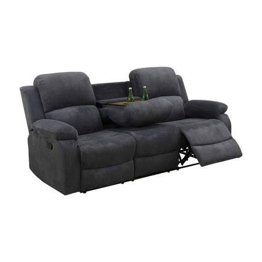 Nelson II Reclining Sofa - Grey Corduroy