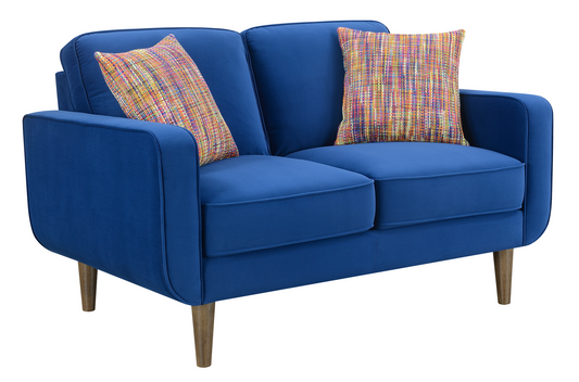 Jax loveseat in blue
