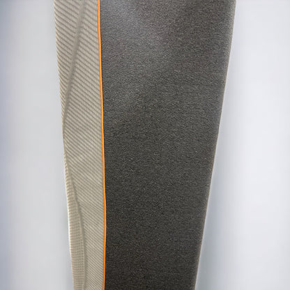 Layered view of 14" mattress showing 2.5" copper memory foam, 2.5" copper gel foam, 3" convoluted foam, and 6" charcoal base foam