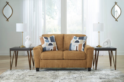 Erinslane Loveseat in Honey