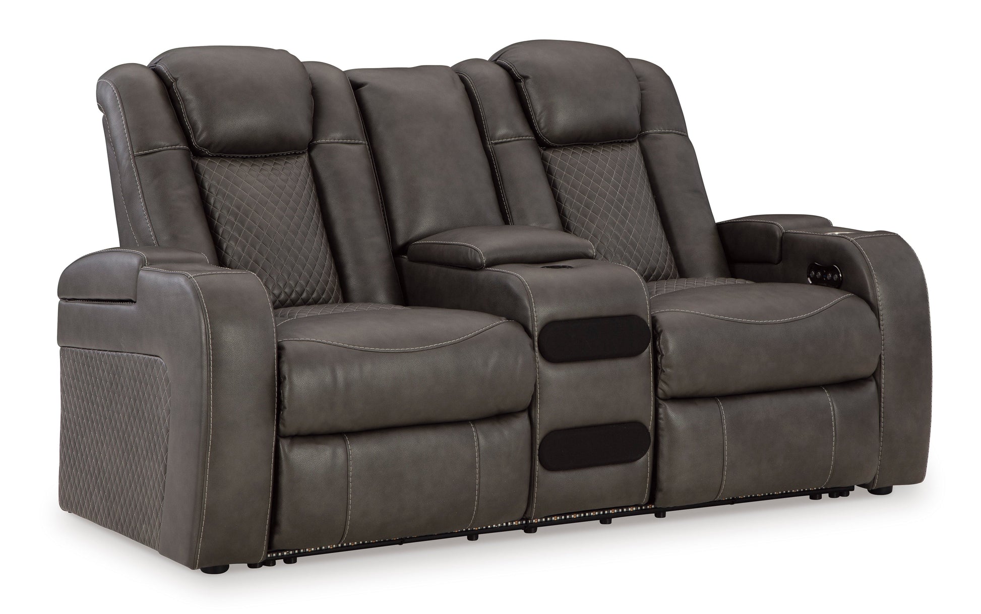 Fyne-Dyme Loveseat in Shadow