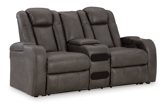 Fyne-Dyme Loveseat in Shadow