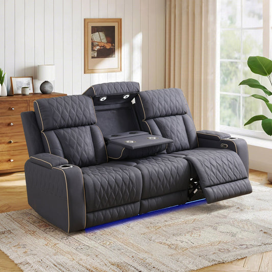 Aurora Harbor Power Reclining Sofa