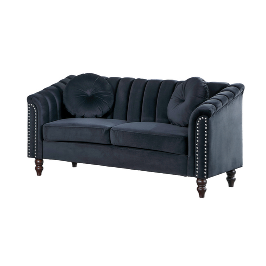 Serenity Loveseat - Black