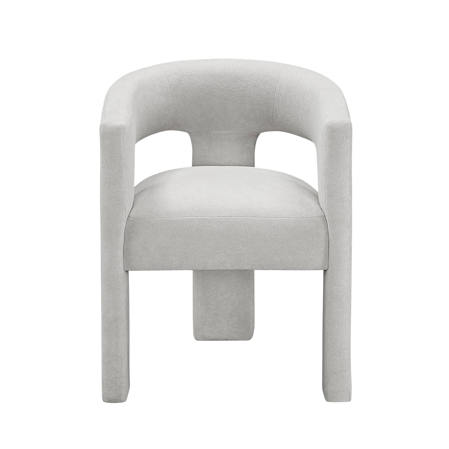 Gray chair on a white background
