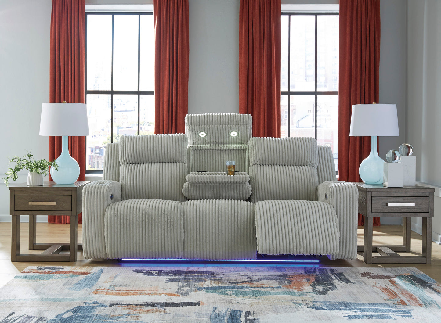 Forest Lake Sofa in Light Gray