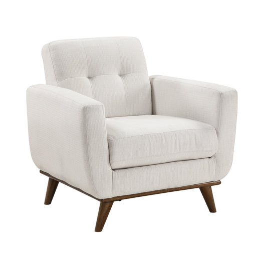 Martina beige textured fabric chair