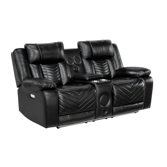 Huron Loveseat - Black