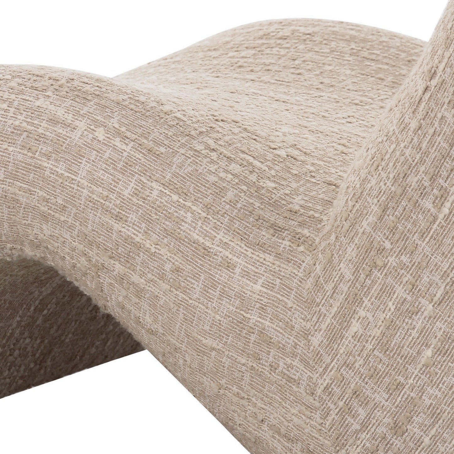 Spiro Modern Beige Fabric Accent Chair