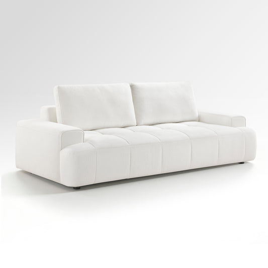 Brera beige chenille sofa