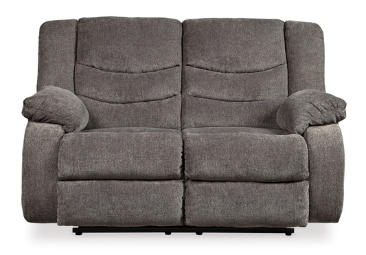 Tulen Reclining Loveseat - Gray