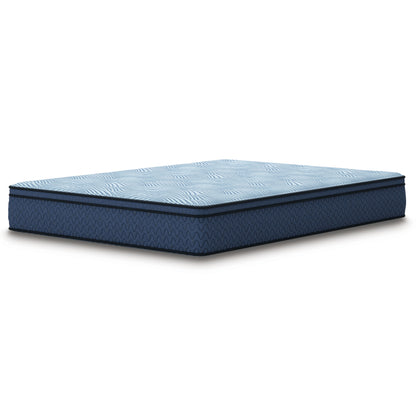 Medium-firm Peak 2.0 12-inch hybrid mattress profile featuring edge support and motion-isolating coils