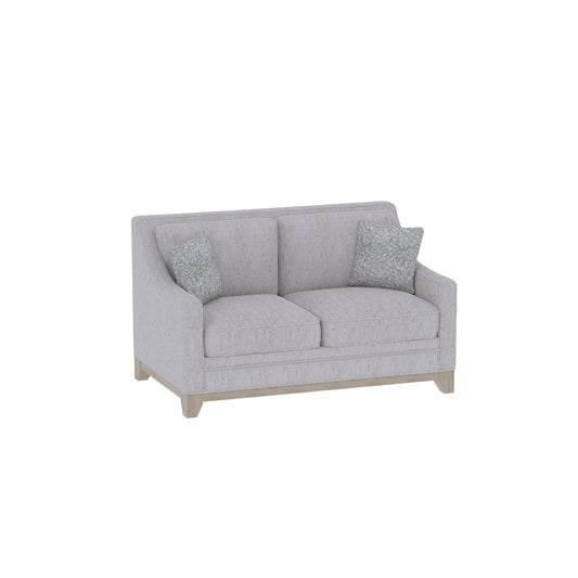 Kora beige herringbone loveseat