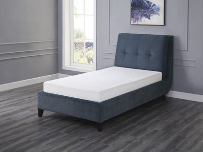 Alatir 6-inch gel-infused memory foam mattress with breathable Tencel cover and supportive base foam – Twin size shown