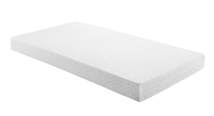 Alatir 6-inch gel memory foam mattress displayed on adjustable base, demonstrating compatibility and flexibility