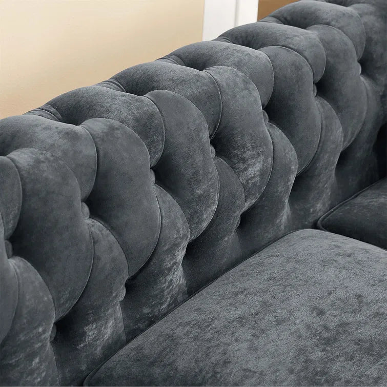 Compact Classic Chesterfield Sectional