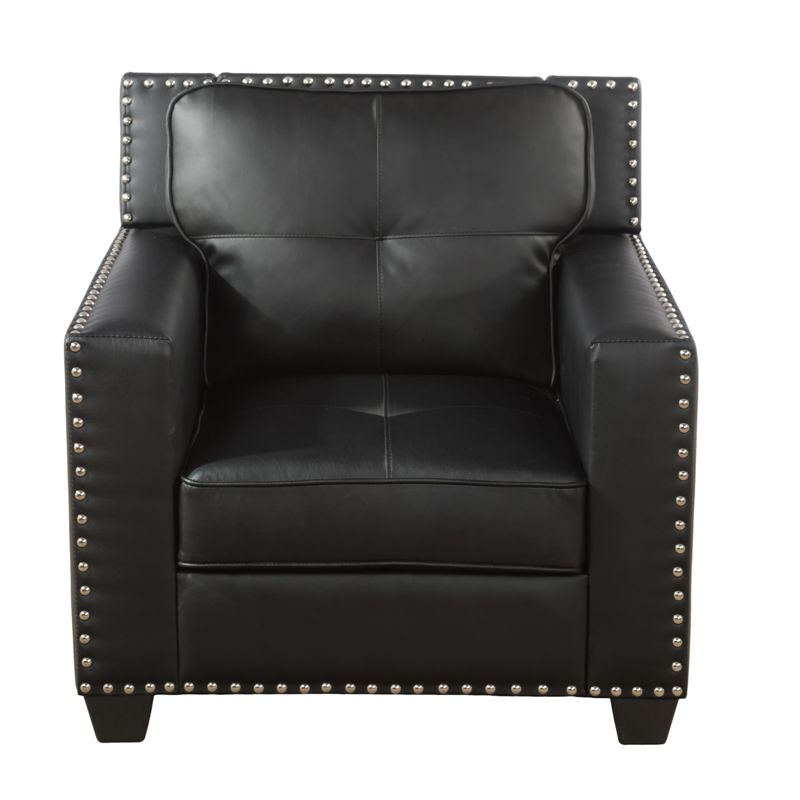 Antrel faux leather loveseat