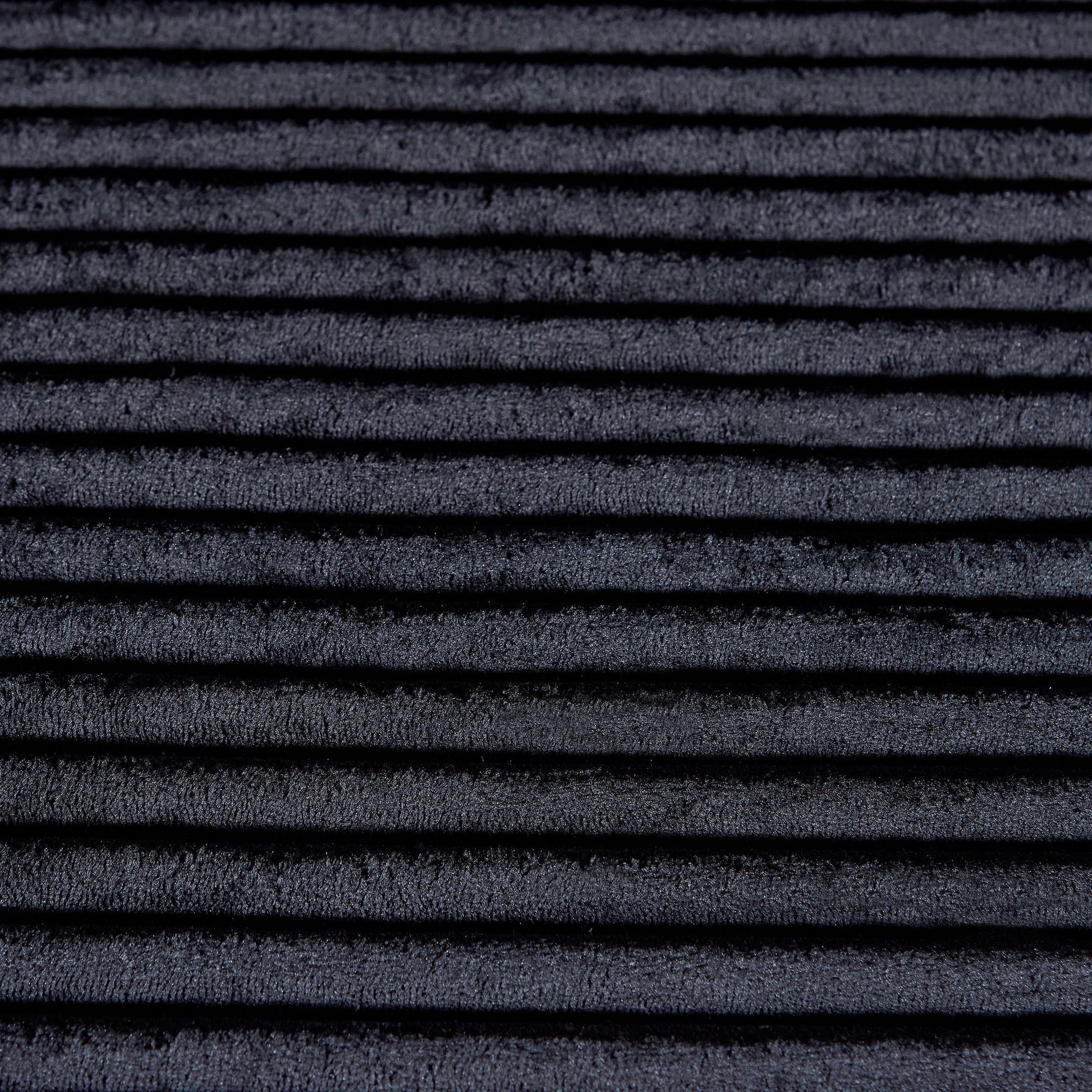 Black cloud couch low-profile legless design