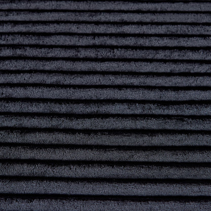 Black cloud couch low-profile legless design