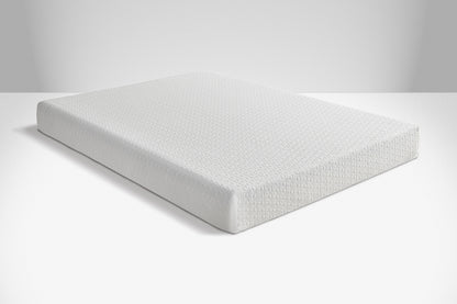 Close-up of soft, breathable Tencel cover on Alatir 6" mattress designed for temperature regulation
