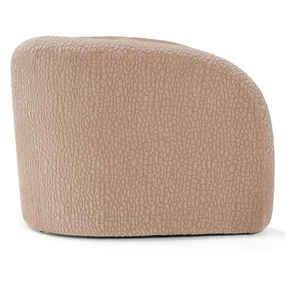 Calico Contemporary Tan Fabric 3-Seat Sofa