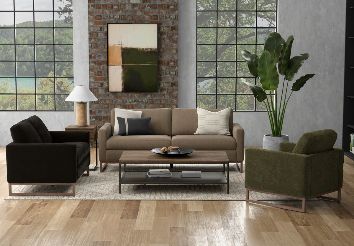 Cedric sofa, loveseat and chair collection lifestyle view