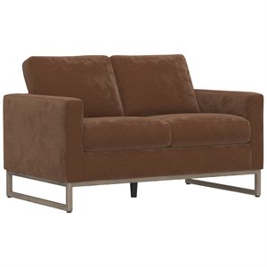 Cedric Loveseat in Luffy Brown