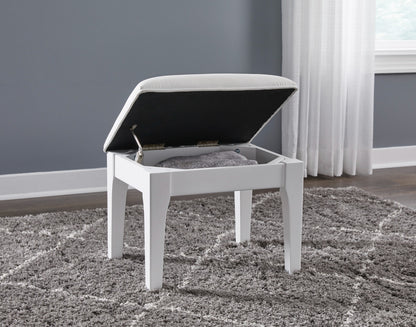 Chalanna vanity stool, Ashley B822-01