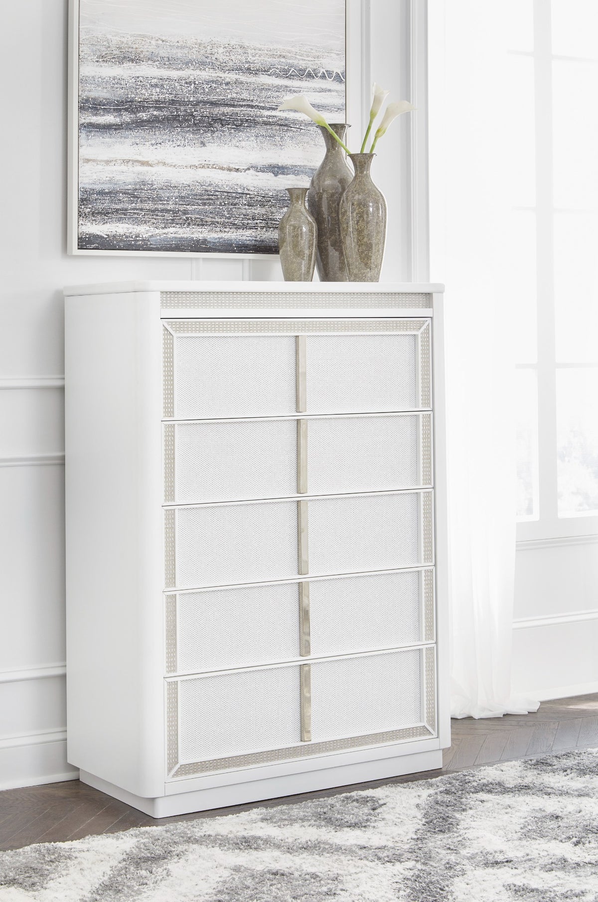 Chalanna five drawer chest, Ashley B822-46