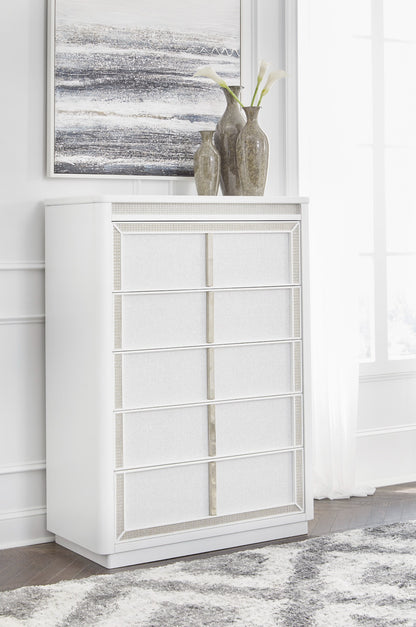 Chalanna five drawer chest, Ashley B822-46