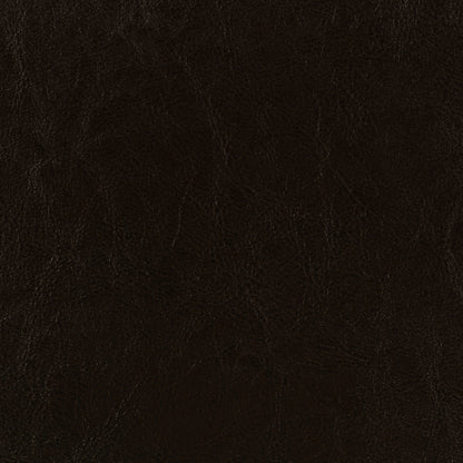 Dorian brown faux leather upholstered full panel bed, detail view