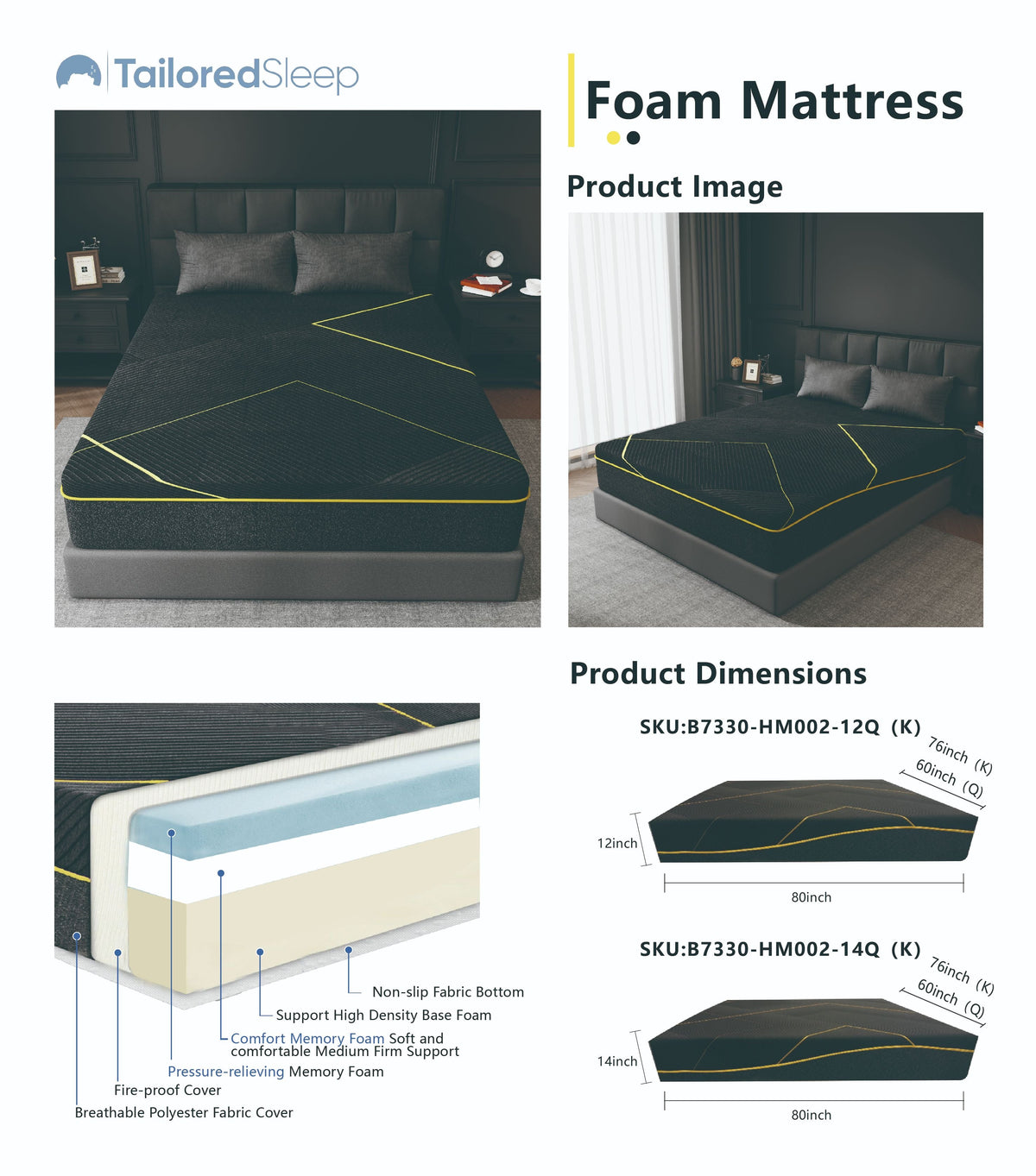 CloudRest 14-Inch medium-firm mattress lifestyle view