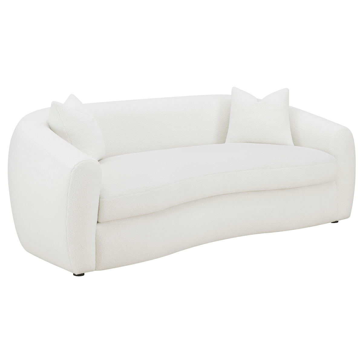 Isabella Ivory boucle sofa collection lifestyle view