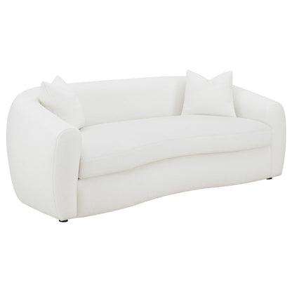 Isabella Ivory boucle sofa collection lifestyle view