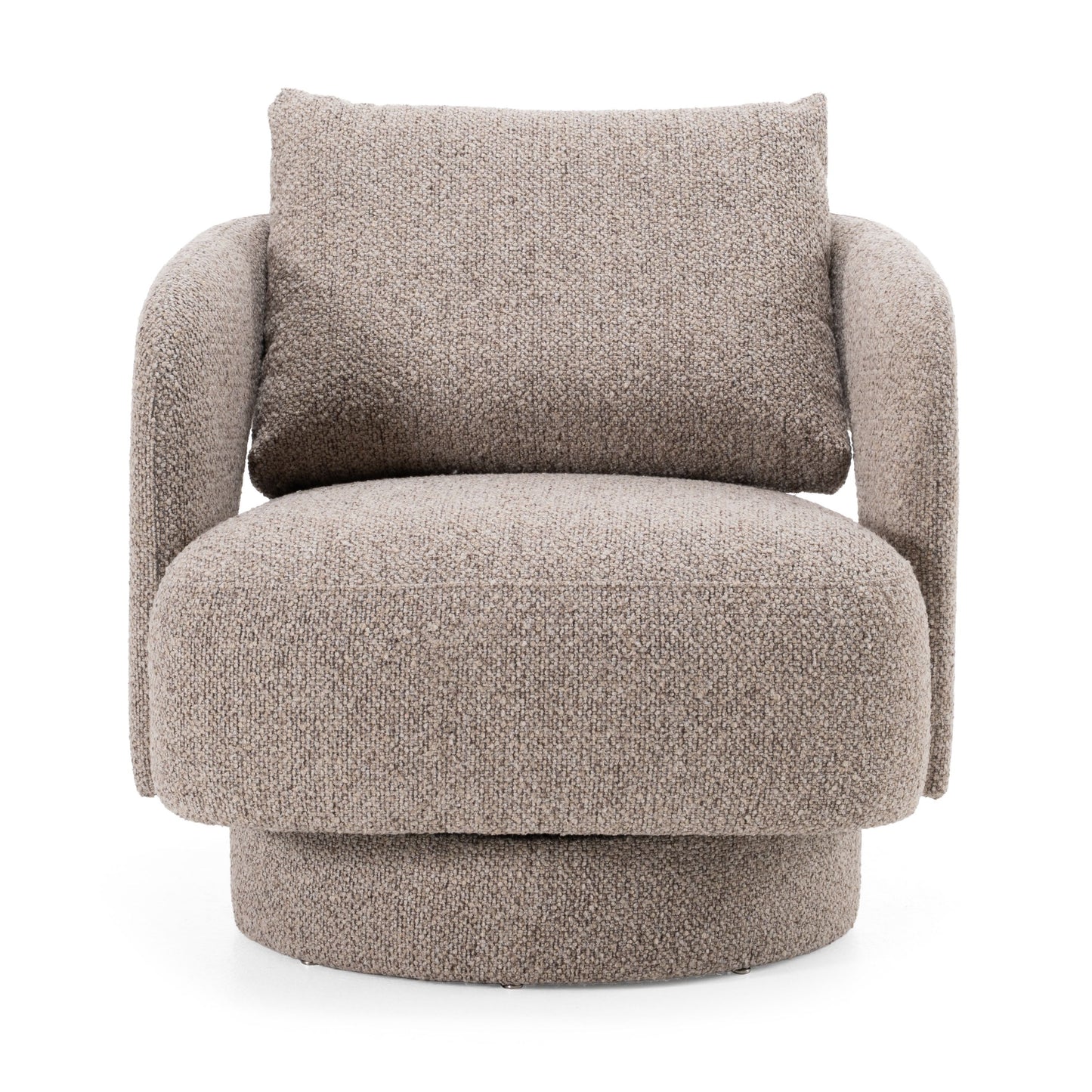 Johnny Modern Brown Fabric Accent Chair