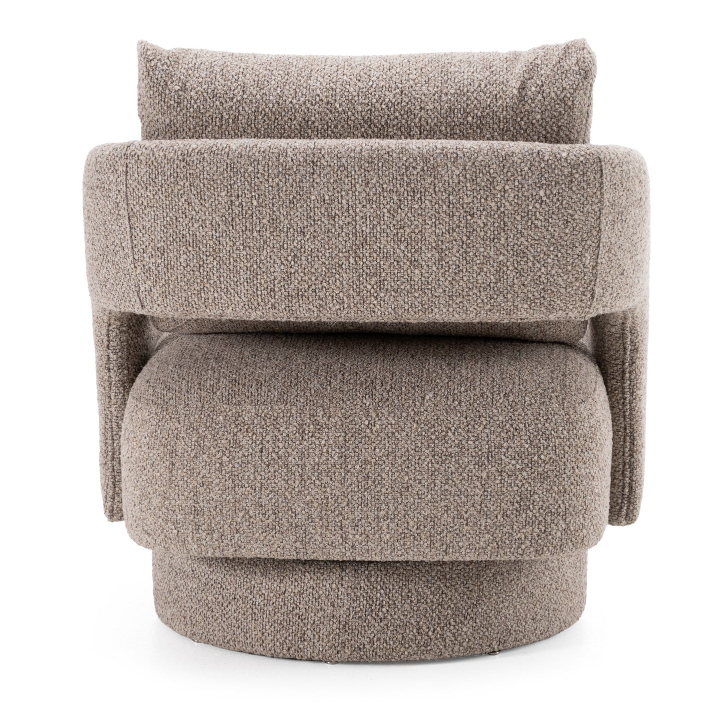Johnny Modern Brown Fabric Accent Chair