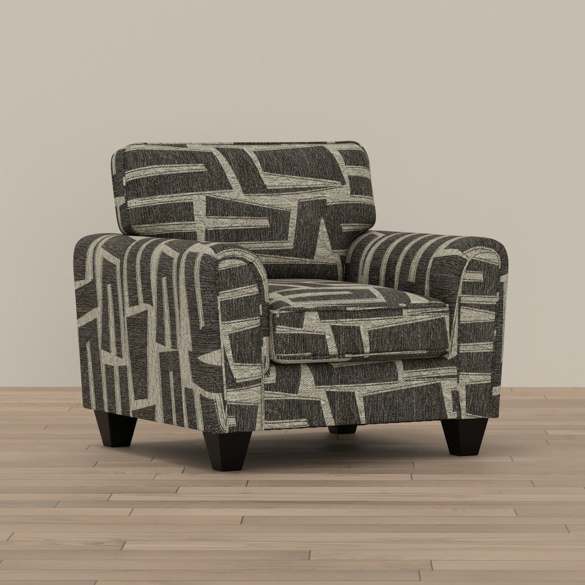 Lakelynn Chair in Blue Pattern