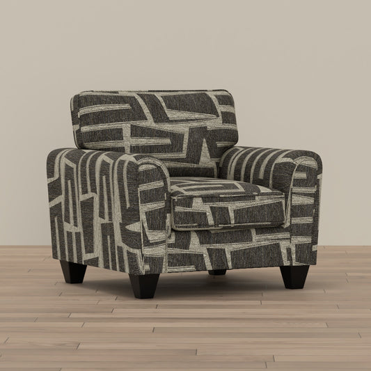 Lakelynn Chair in Blue Pattern