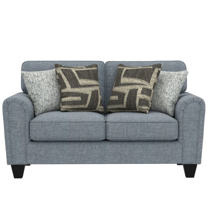 Lakelynn Loveseat in Blue front view