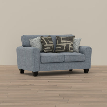 Lakelynn Loveseat in Blue lifestyle view