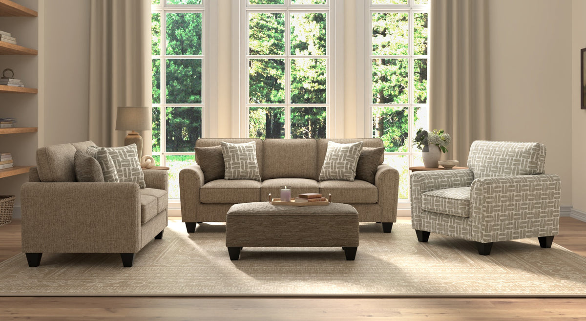 Lakelynn living room collection in Tan
