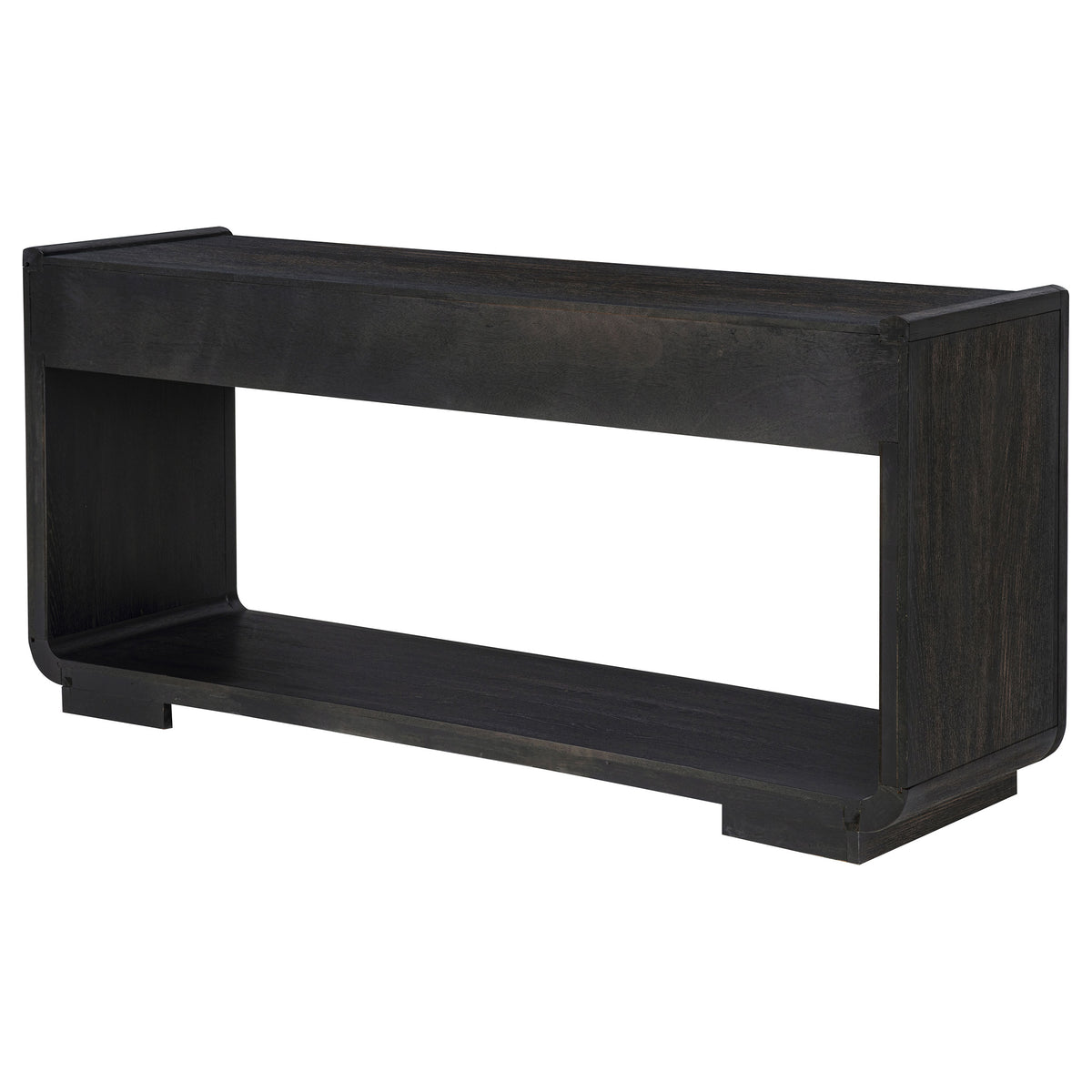 Leandro sofa console table lifestyle view