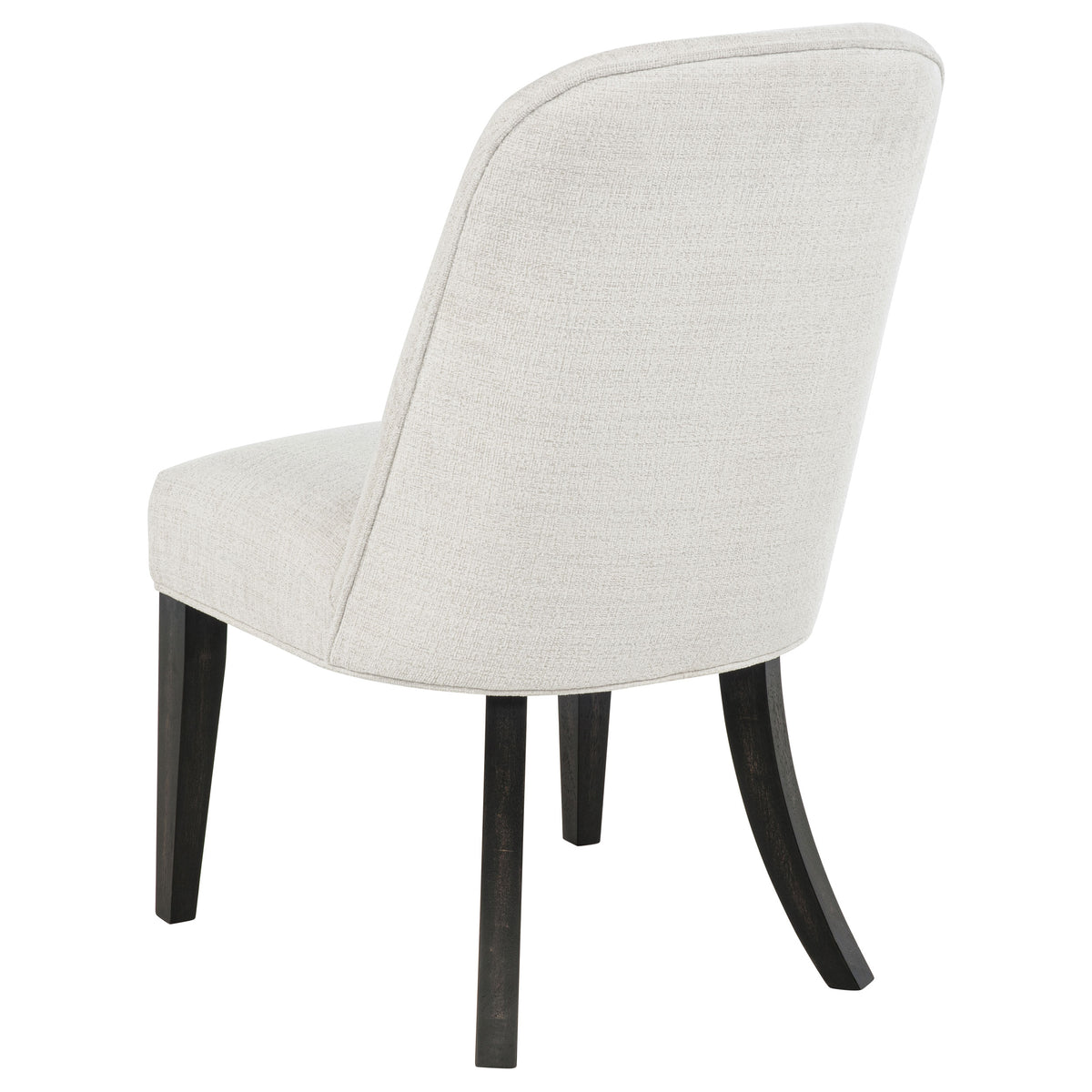 Leandro extension dining table and cream chairs room view