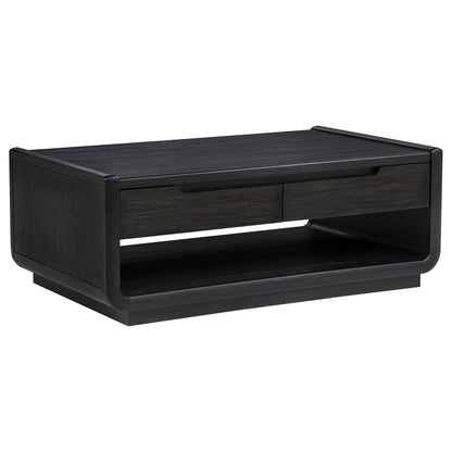 Leandro coffee and end tables lifestyle view