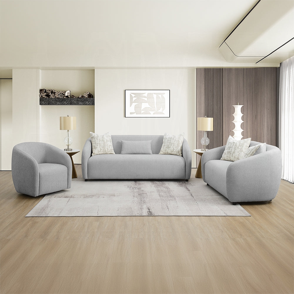 Etienne living room in Gray