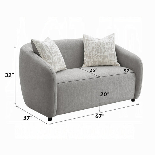 Etienne Loveseat in Gray